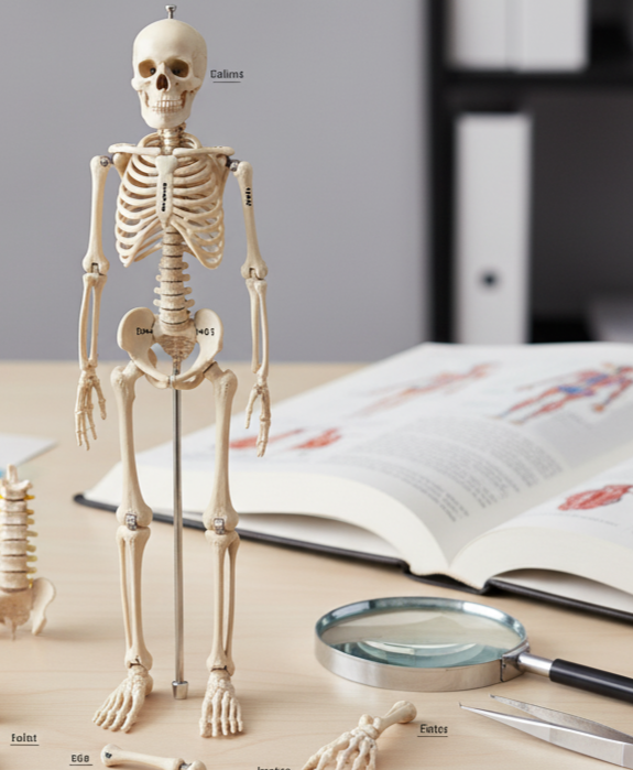 Miniature 3D Printed Skeleton Set